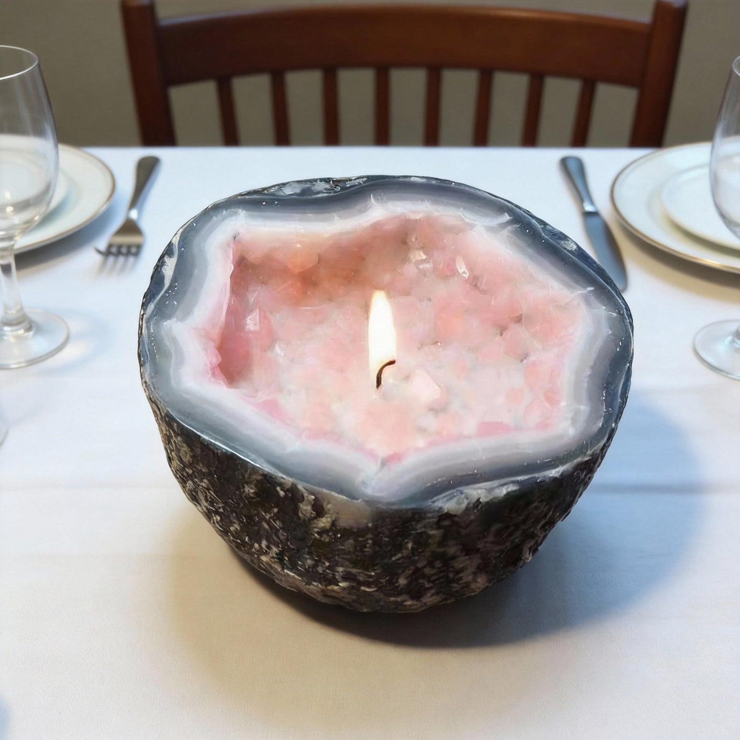 Christmas Mineral crystal candles that heal the soul product image 5