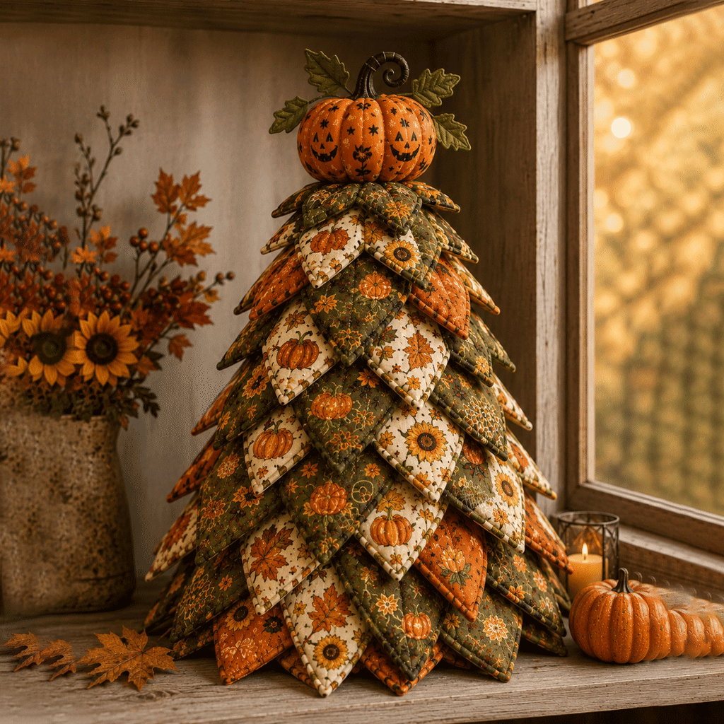 🎃 Recommended New Halloween Products-DIY Halloween Quilted Fabric Tree Kit
