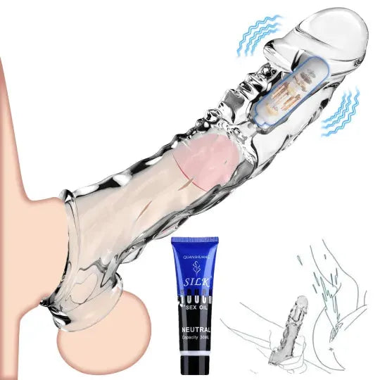 Reusable Penis Extension Vibrator – Makes You Longer, Harder & Unstoppable 😍