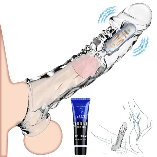 Reusable Penis Extension Vibrator – Makes You Longer, Harder & Unstoppable 😍