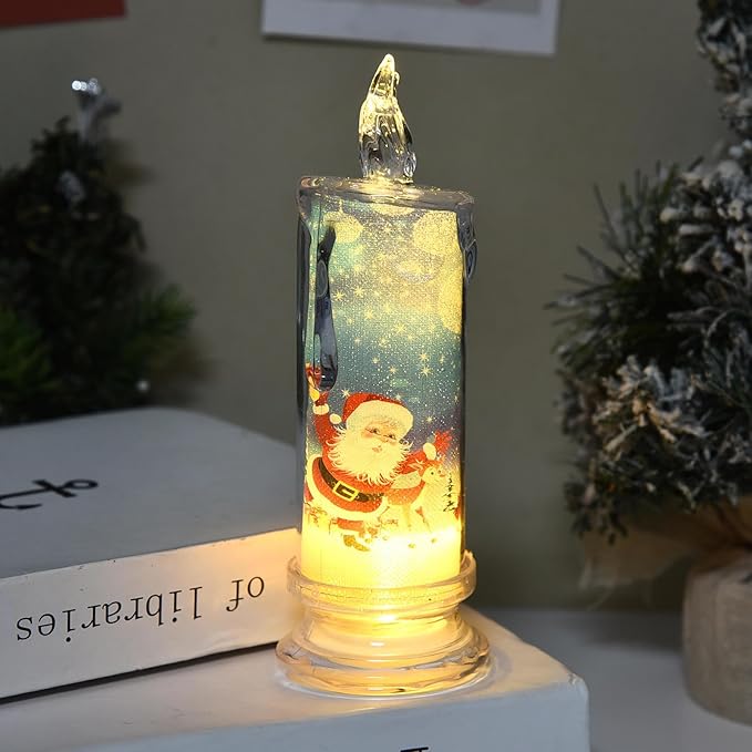 🌲🌲Flameless LED Christmas Candle Lights, 🕯️🕯️Christmas/Halloween/Easter Special Gift🎁🎁