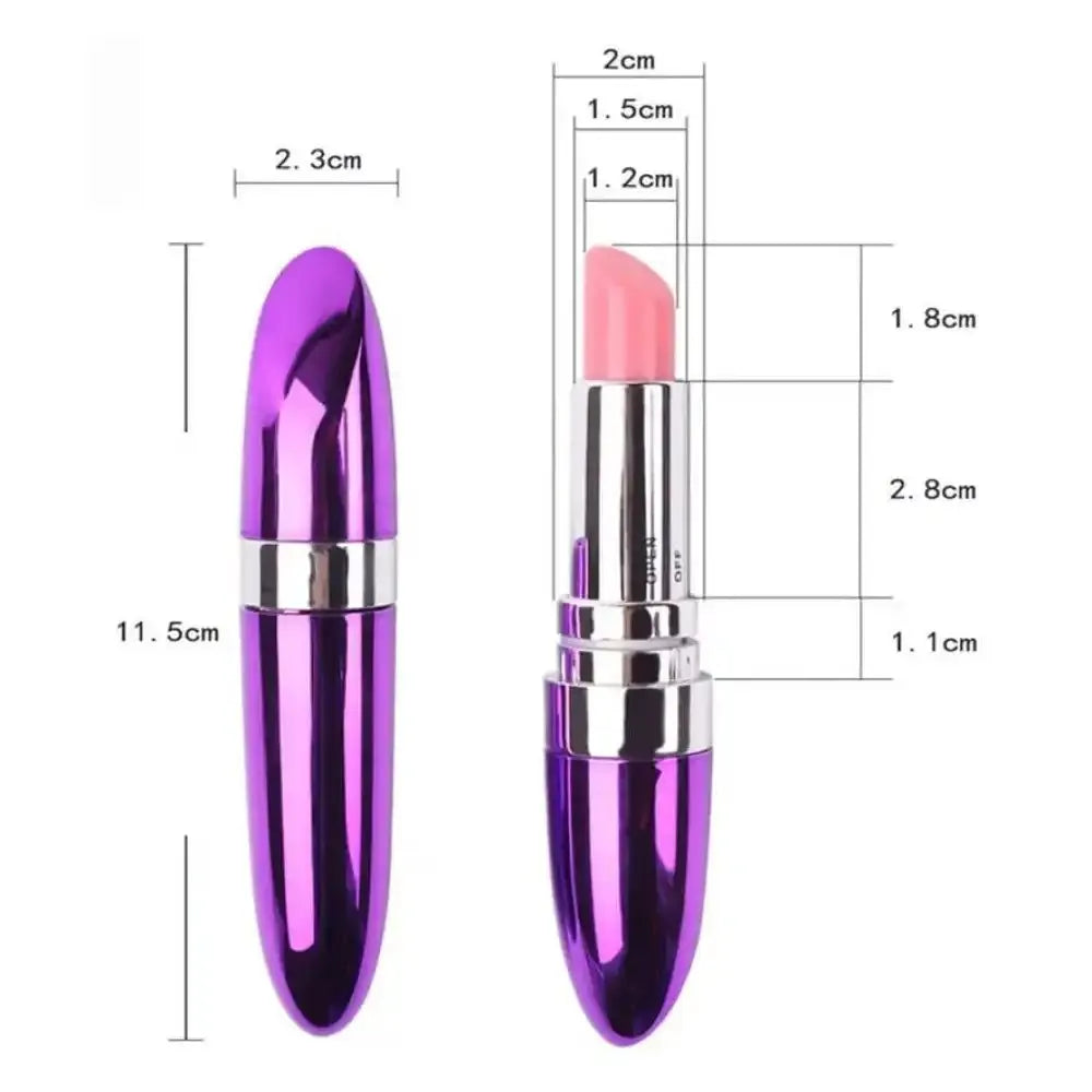 G-Spot Mini Bullet Lipstick Vibrator – Discreet Pocket Size Personal Massager for Women