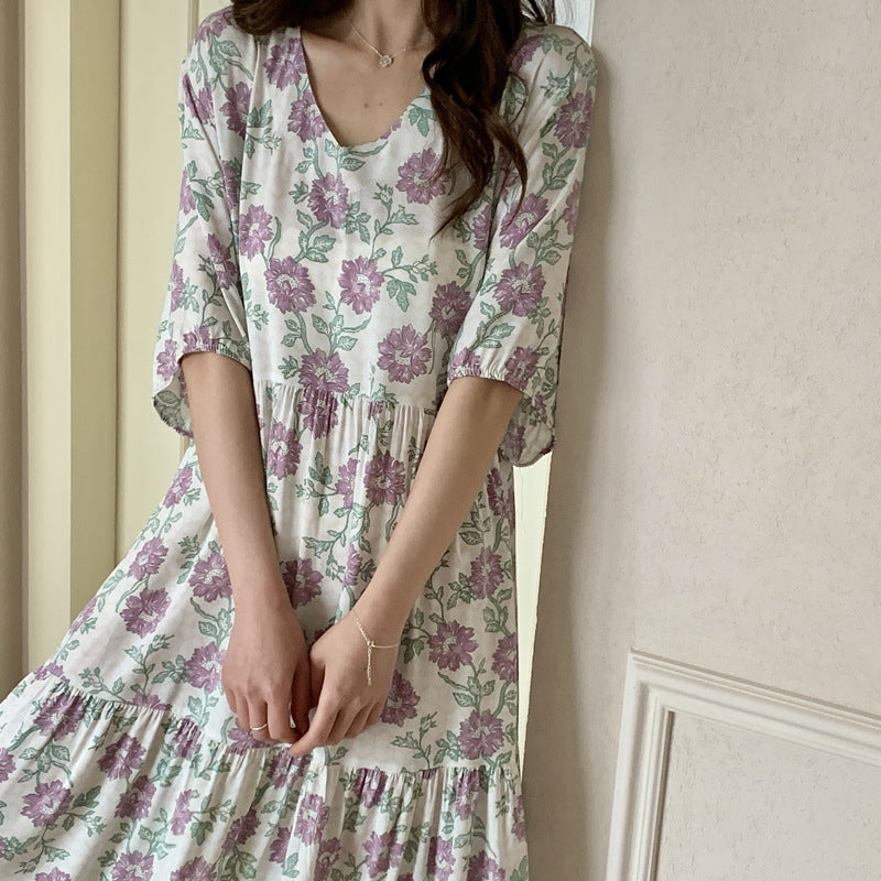 💃Only $35.99💃Women's V-neck Bohemian dress