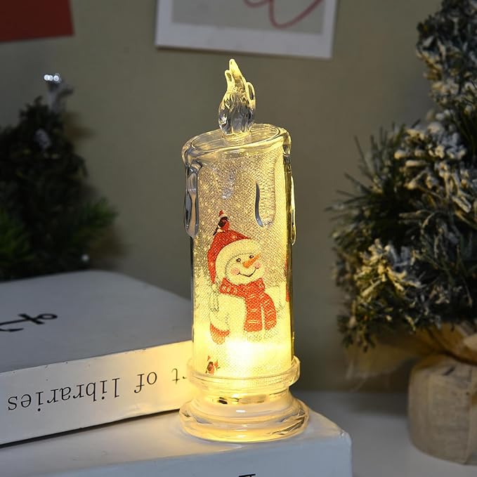 🌲🌲Flameless LED Christmas Candle Lights, 🕯️🕯️Christmas/Halloween/Easter Special Gift🎁🎁