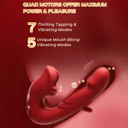 7 vibrations and 5 swing modes - G-spot vibrator