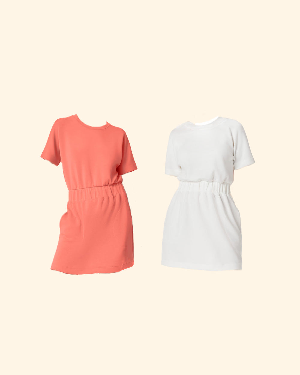 Cinched T-Shirt Dress(BUY 2 FREE SHIPPING)