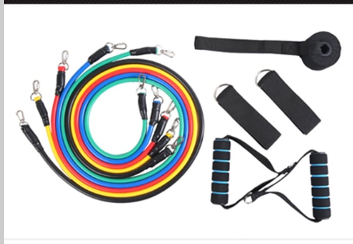 11 Piece Stackable Resistance Bands