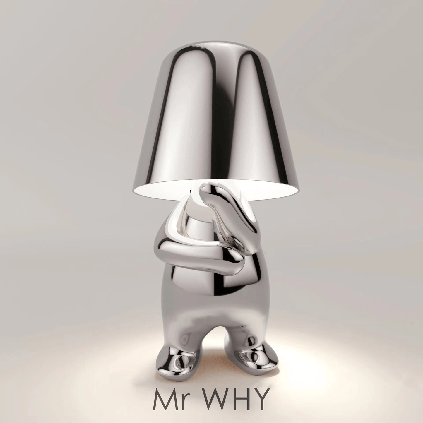 Thinker Golden Man Desk Lamp