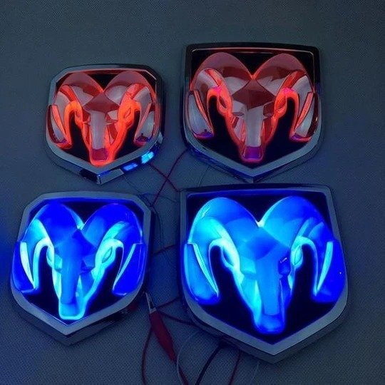 4D Car Logo Badge LED Light