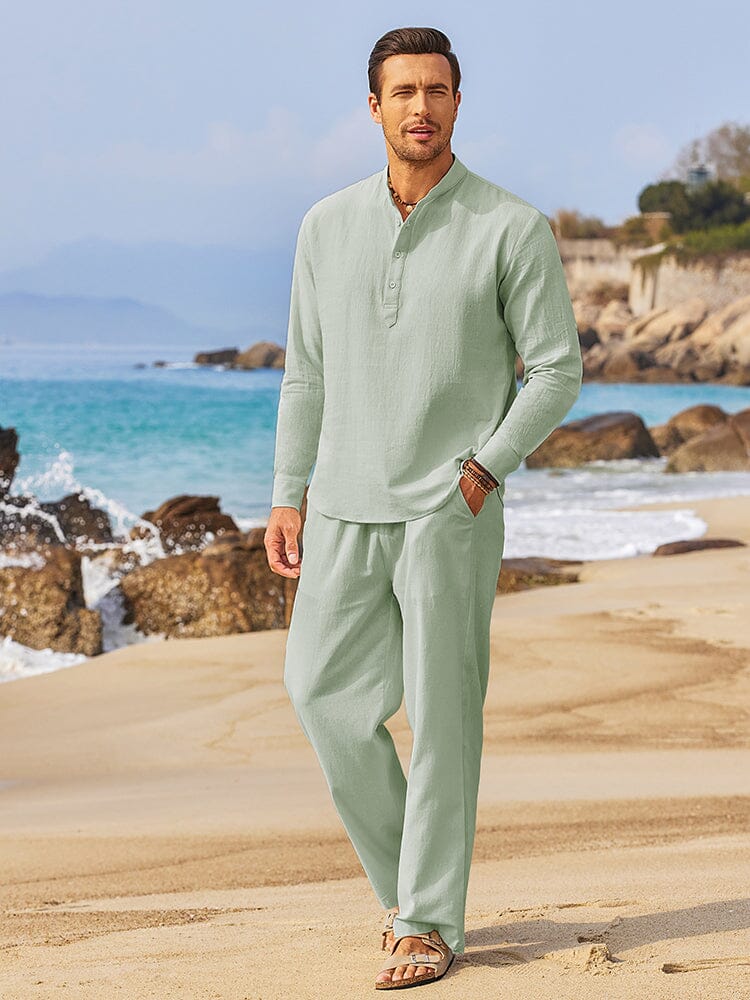 Nalley - Men's Casual Two-Piece Set