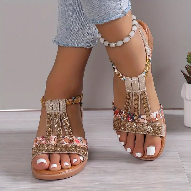 🔥Last Day Promotion 48% OFF - Women's New Summer Rhinestone Open Toe Orthopaedic Sandals mysite