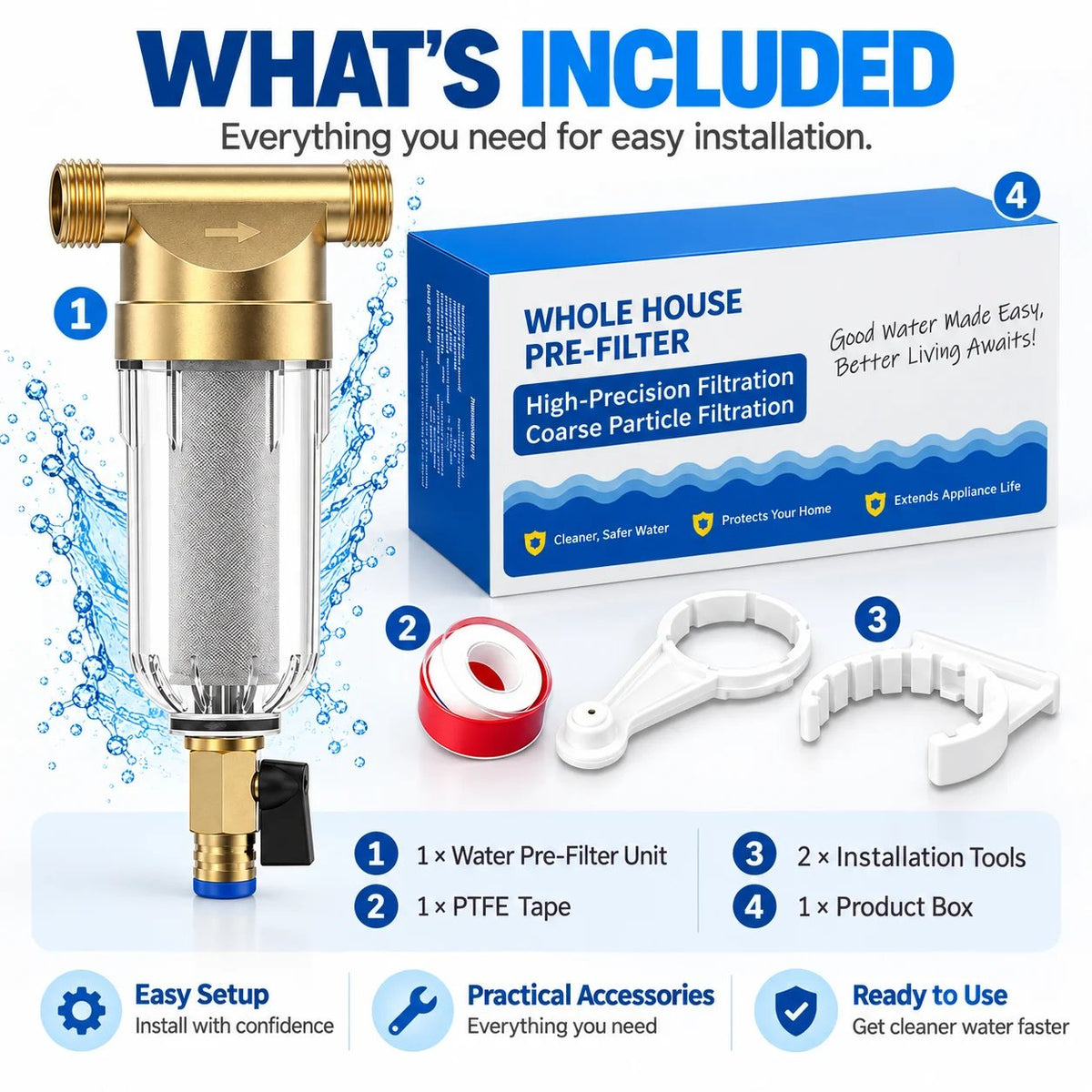 🔥HOT SALE🔥Whole House Water Pre-Filter