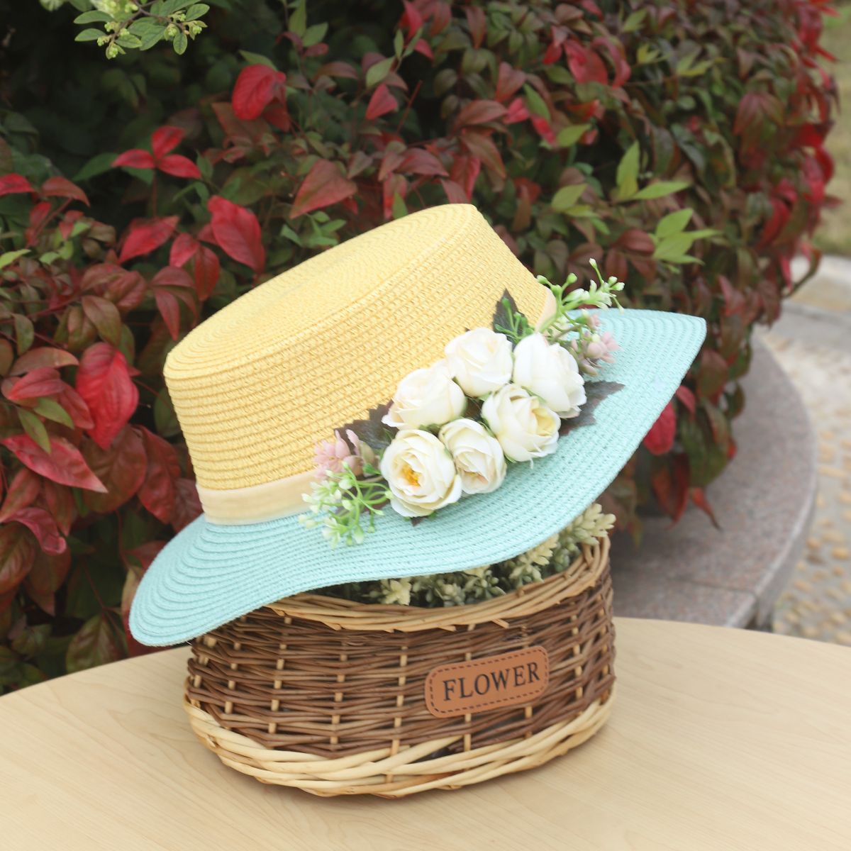 Handmade Woven Flower Straw Hat💥Buy 2 Get 10% OFF