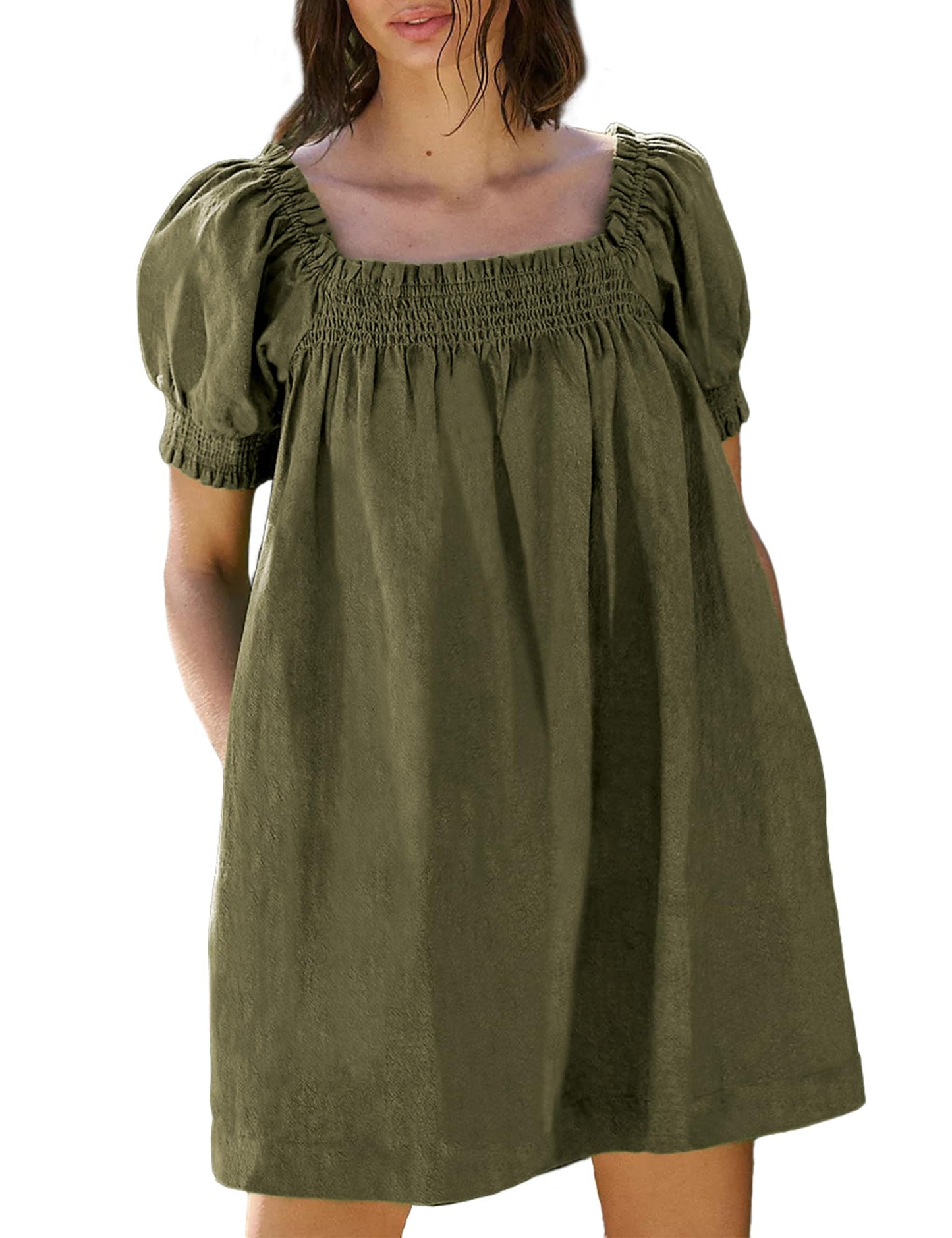 🎉This week's special offer💗Women's Summer A-Line Mini Dress with Pockets