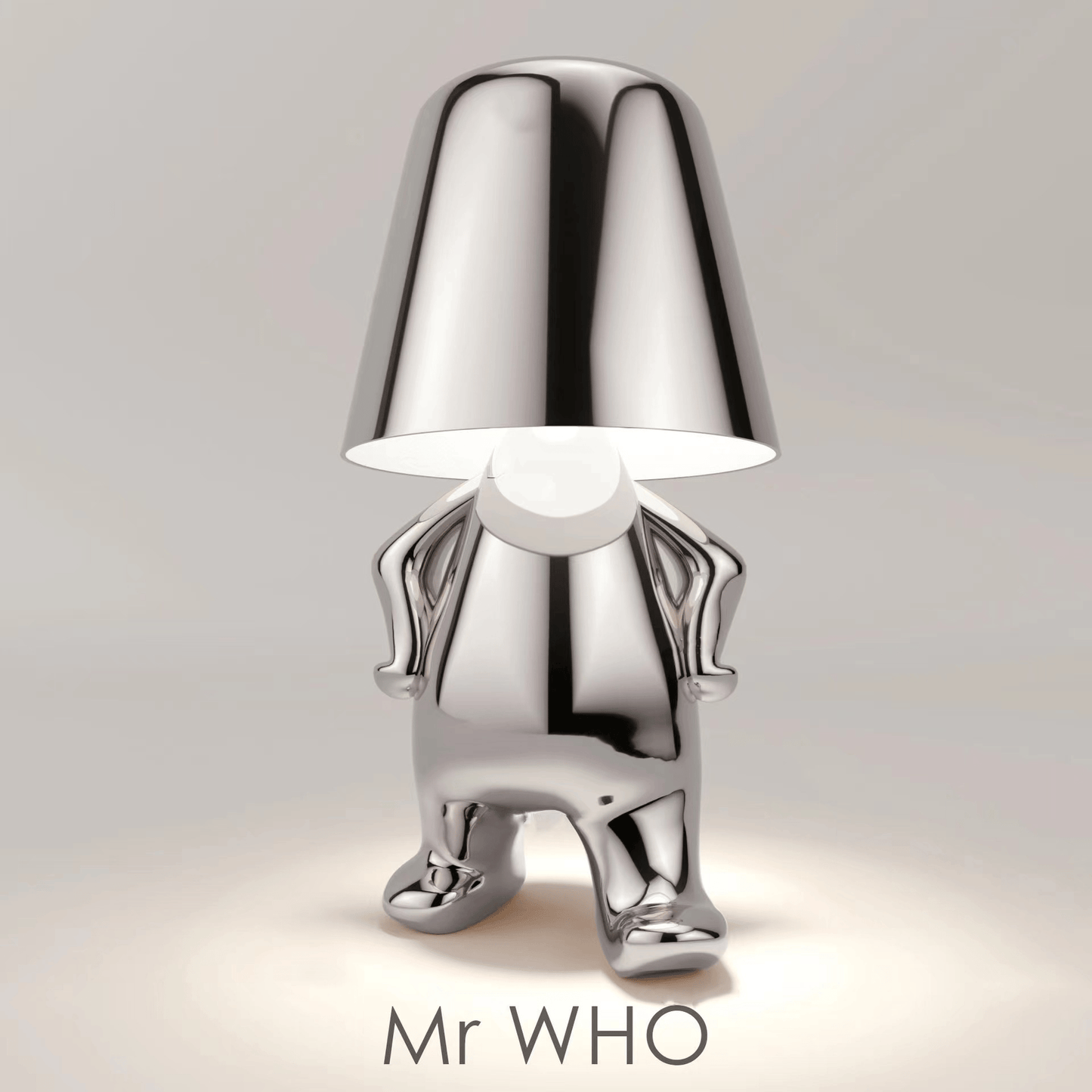 Thinker Golden Man Desk Lamp