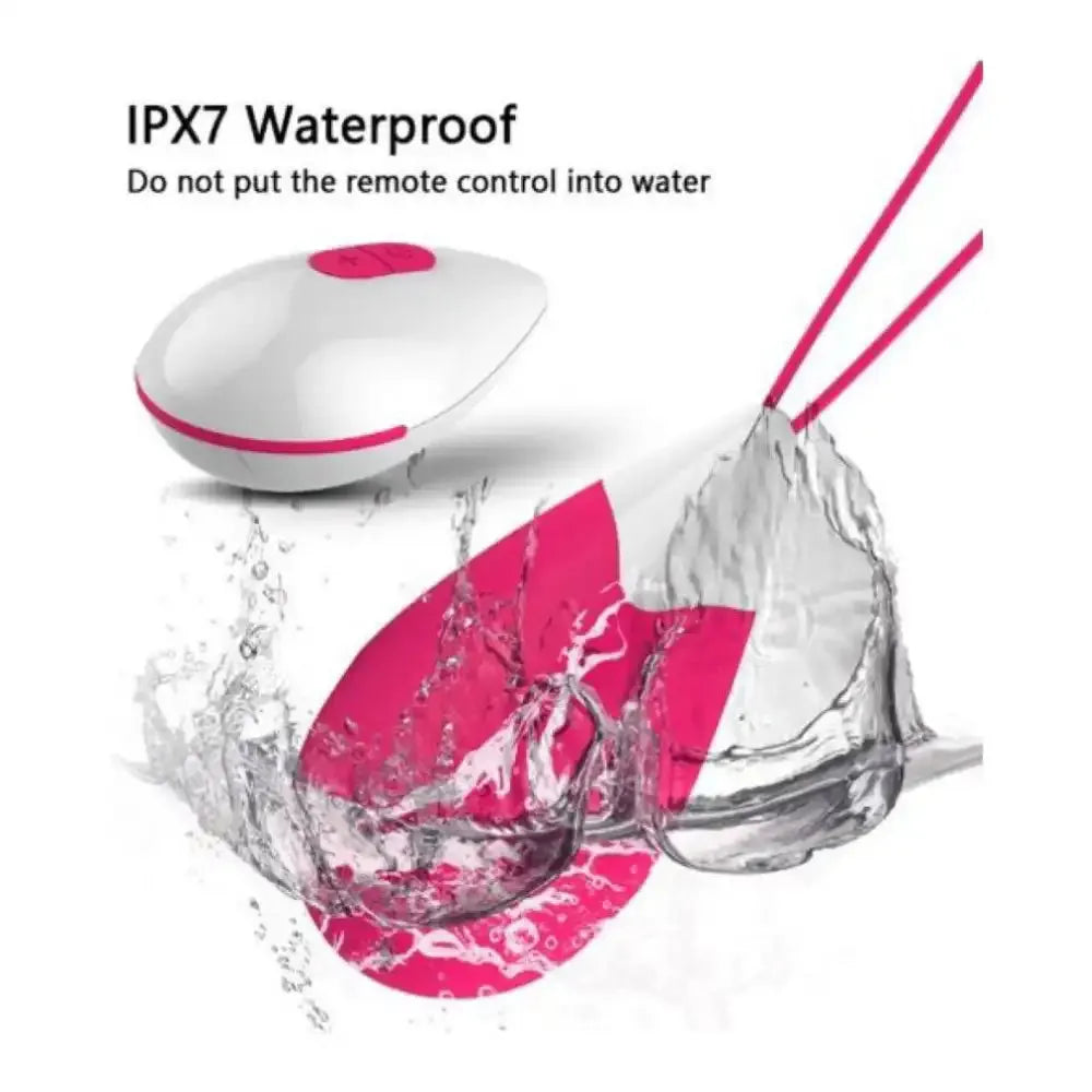 Jumping Wireless Egg Vibrator Massager for Women – 8 Mode Remote Controlled Wellness Device