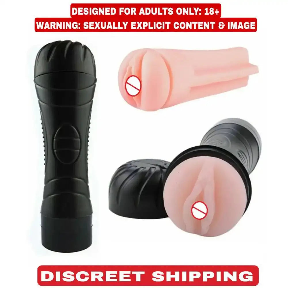 Remote Control Silicone Massager for Men – Textured Personal Wellness Sleeve