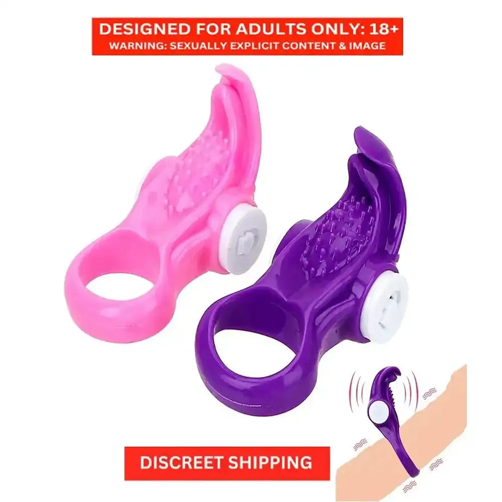 Vibrating Tongue Ring Massager for Men – Adjustable Personal Wellness Accessory
