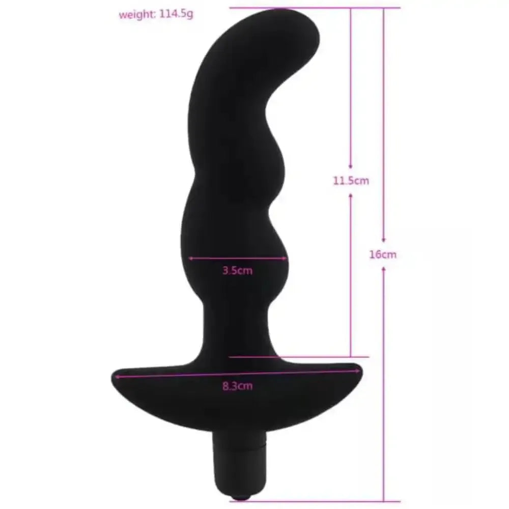 Silicone Vibrating Back Stimulator Massager – Flexible Personal Wellness Device