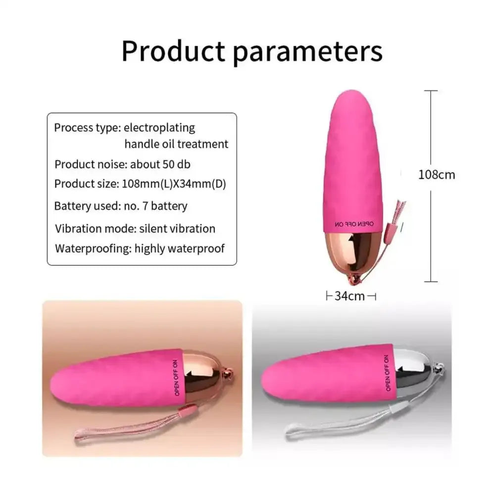 Premium Quality Oval Shape Vibrator Massager for Women – Compact Personal Wellness Device