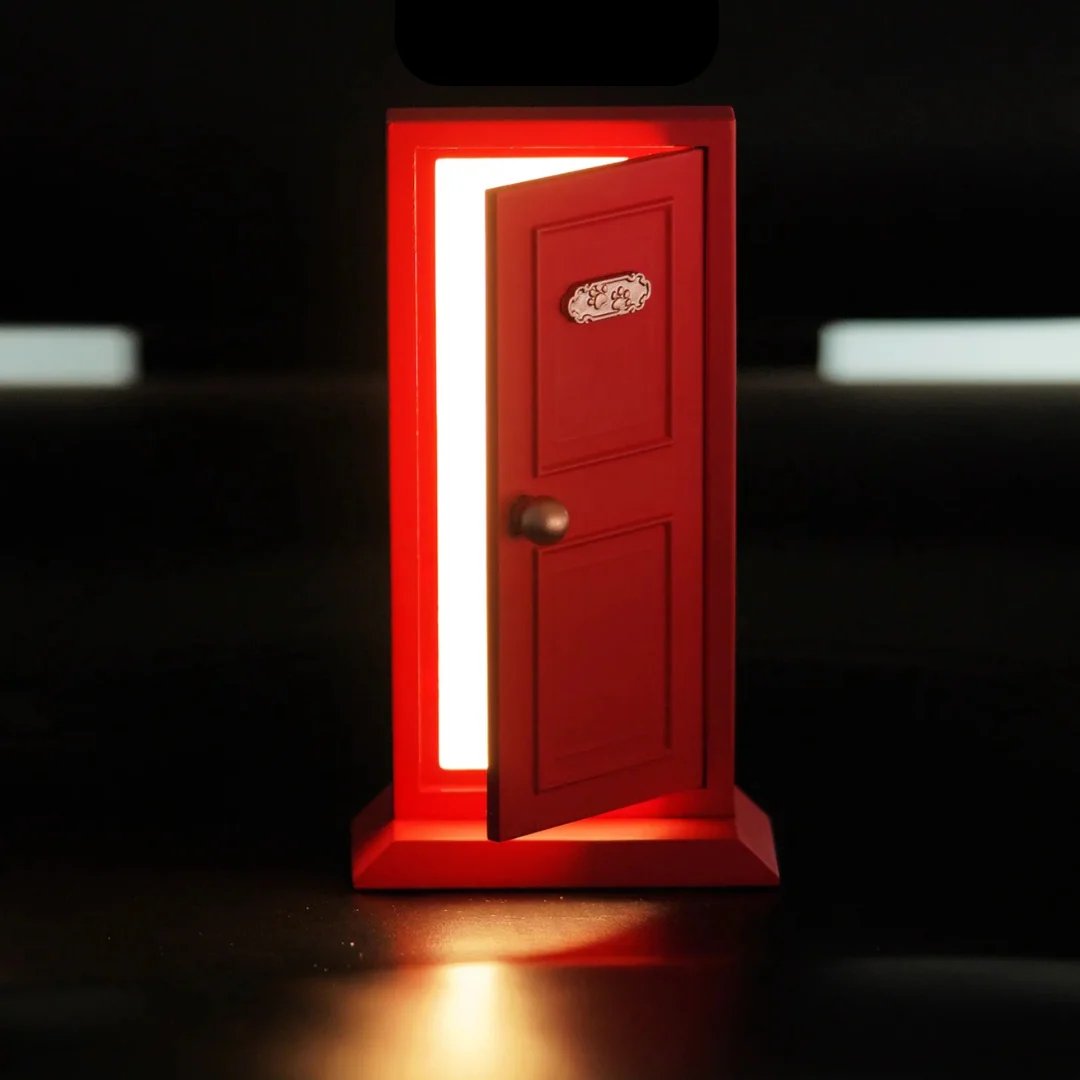 🚪🌟Open the Door to Light – Mini Door Night Light, Soft Ambient Glow & Creative Home Decor💡