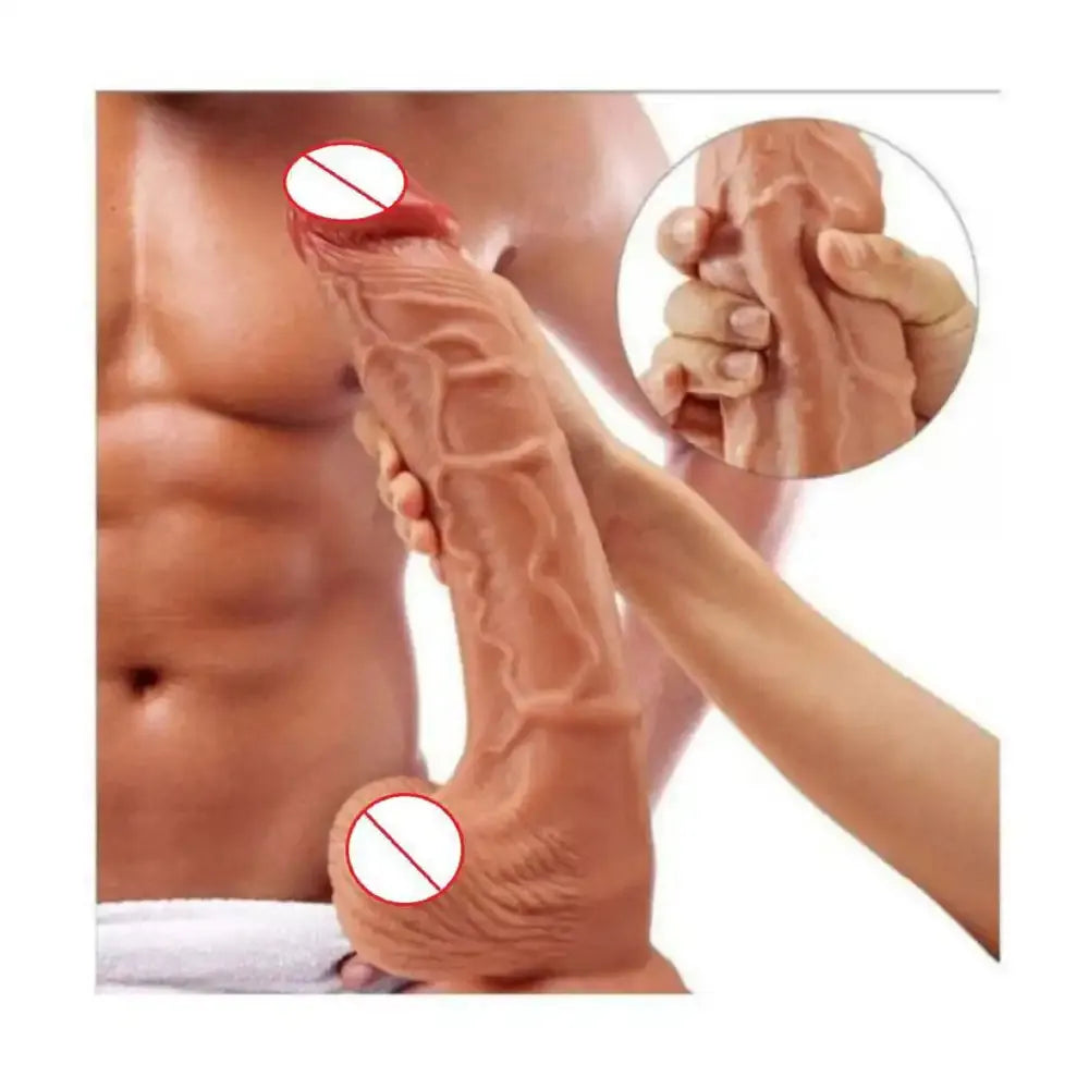 Premium Quality Suction Base Realistic Wellness Massager for Women – Flexible Personal Care Accessory