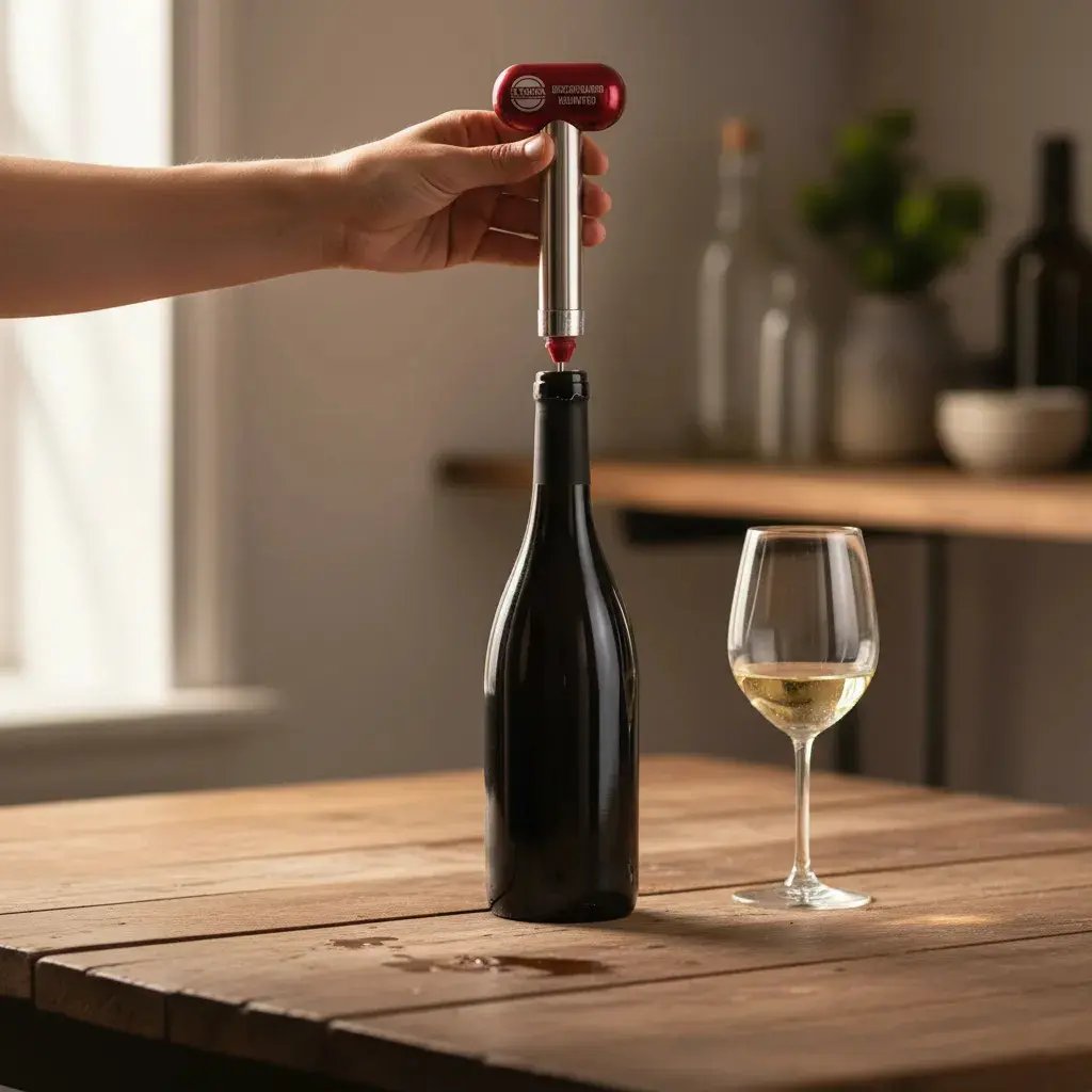 ElCumpa Pneumatic Air-Powered Corkscrew, Premium Bottle Opener