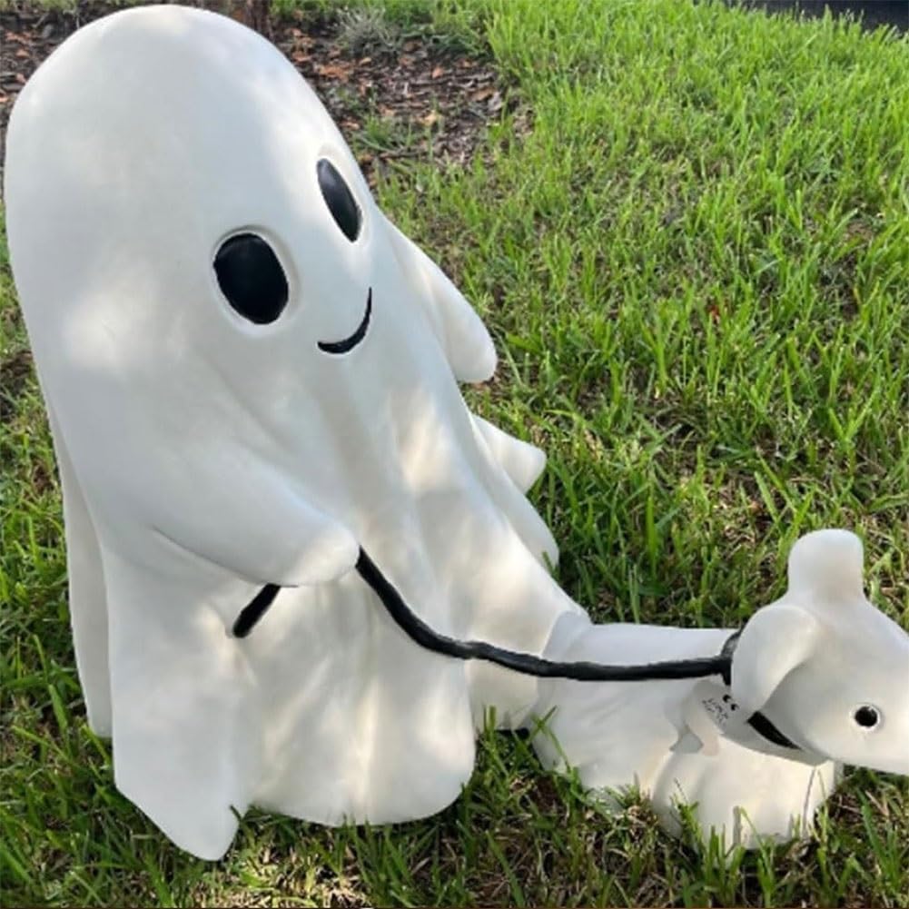 ✨2024 Ghost Walking Dog Statue 👻🔥BUY 2 Free Shipping