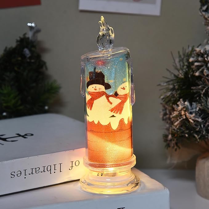 🌲🌲Flameless LED Christmas Candle Lights, 🕯️🕯️Christmas/Halloween/Easter Special Gift🎁🎁