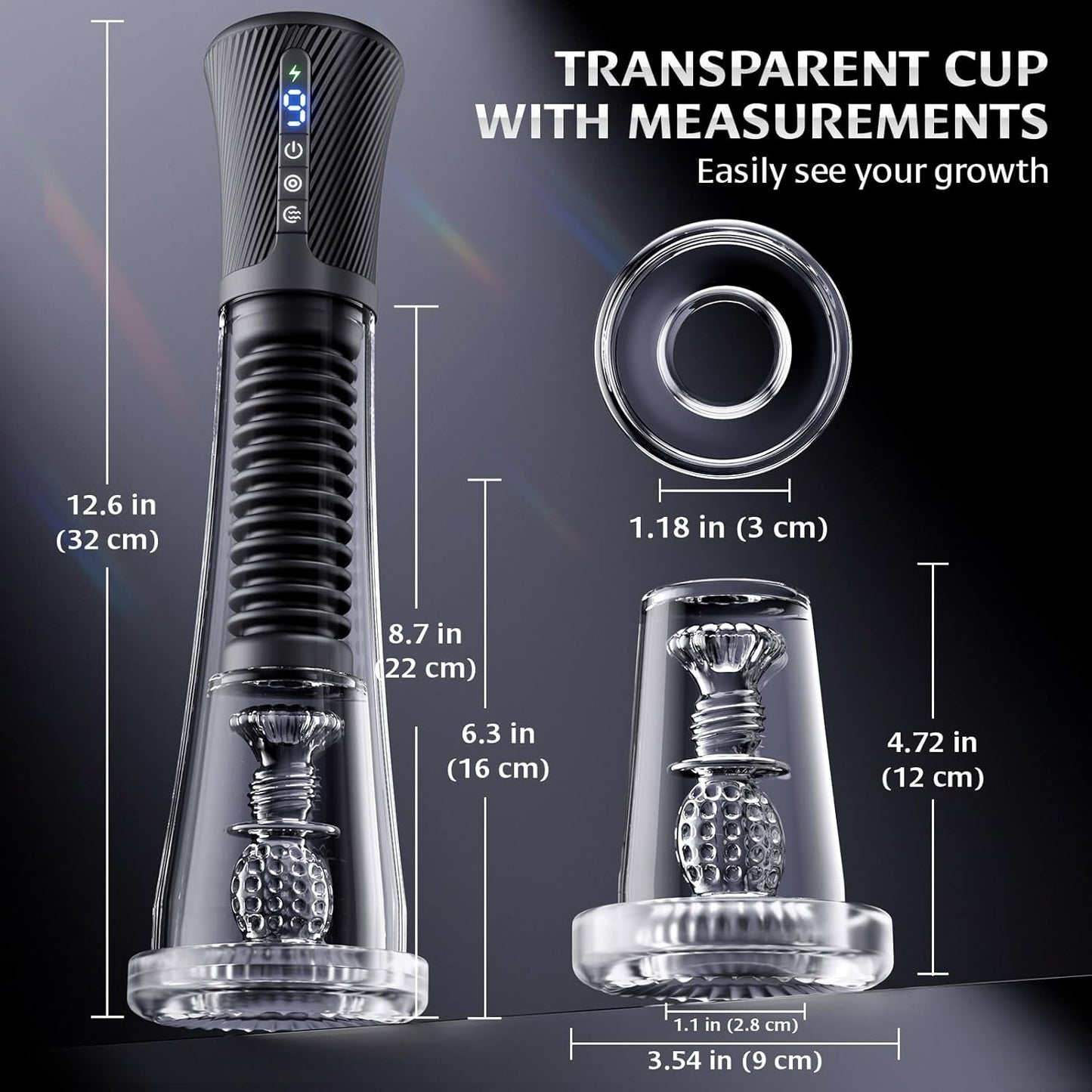 🎁🎁💥The 'Sculptor' Penis Pump💥Shape Your Size💪💪Amplify Your Pleasure😍-TooShy