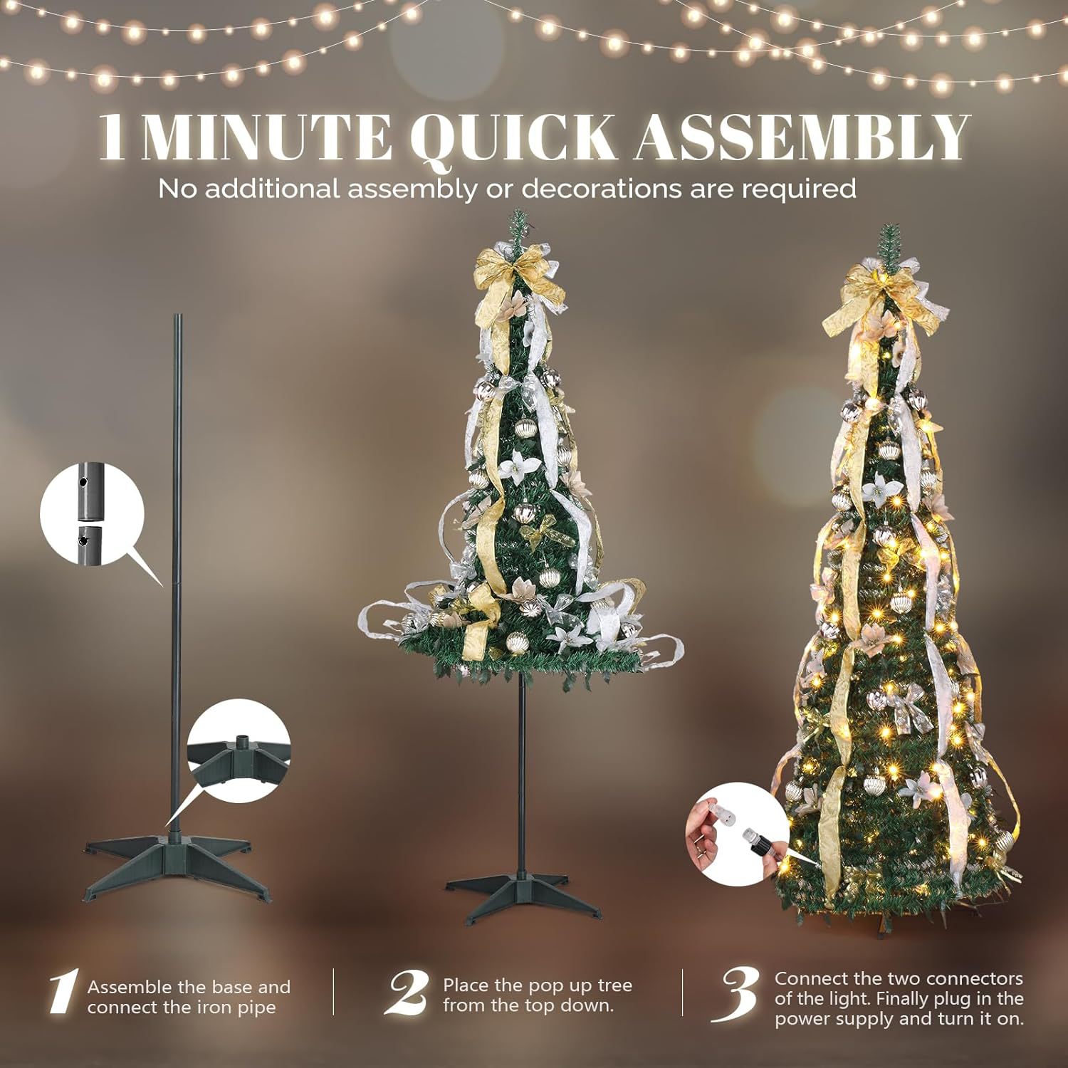 Foldable Tree 🎄 Christmas sale Foldable Christmas Tree for the Perfect Holiday Celeb ...