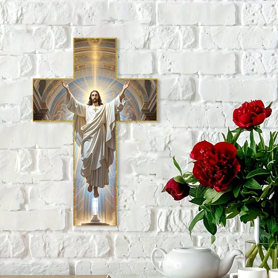 ❤️Vintage Wooden Jesus Christ Wall Cross✝️