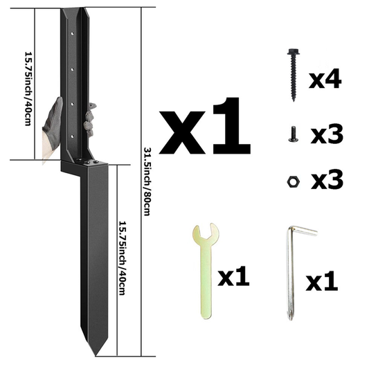 Factory direct sale ️ Heavy-duty fence post repair kit