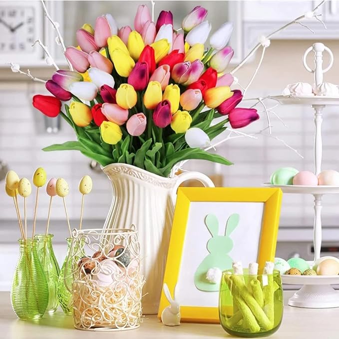 ✨This Week's Special Price $24.99💥-UV Resistant Lifelike Artificial Tulips Flowers💐 mysite