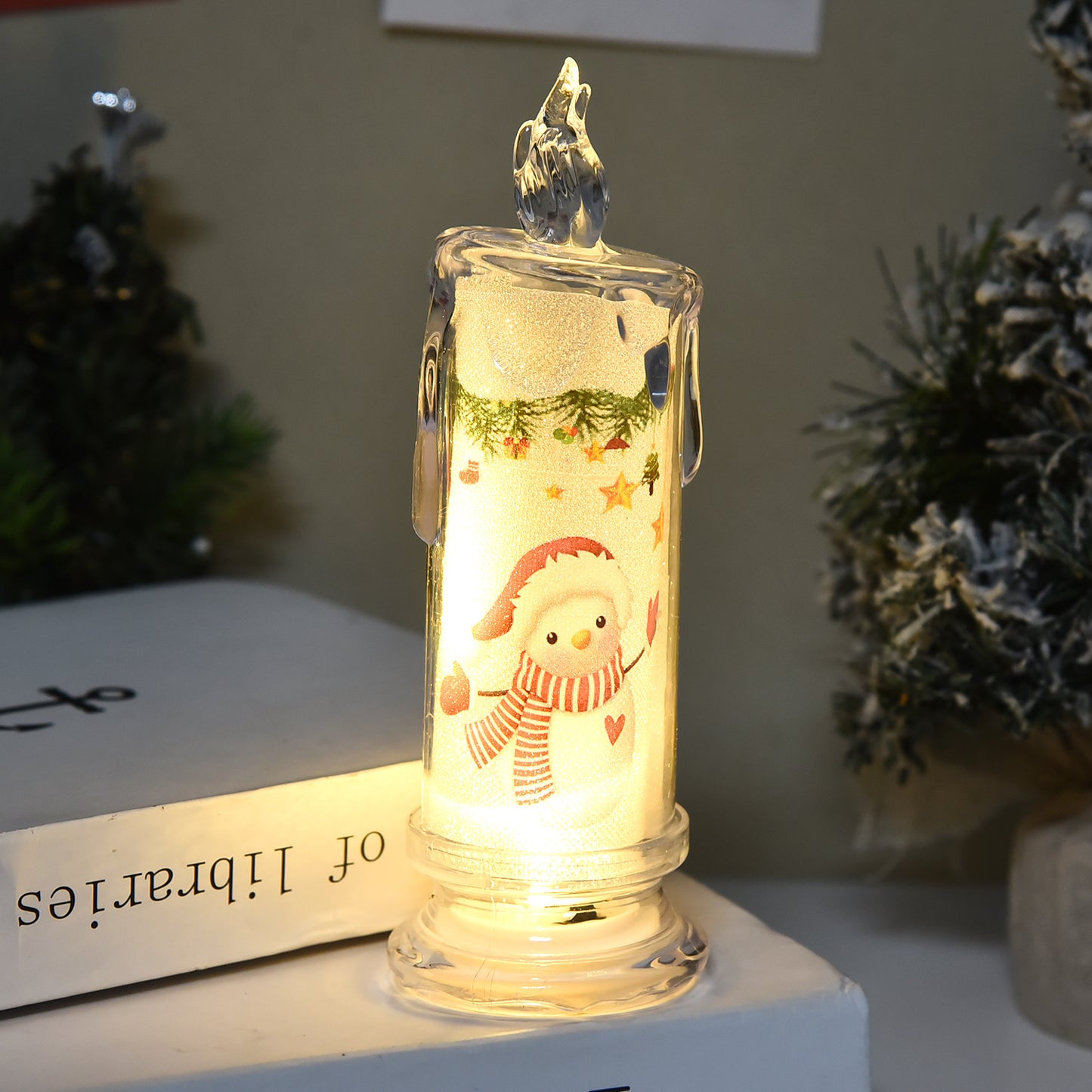 🌲🌲Flameless LED Christmas Candle Lights, 🕯️🕯️Christmas/Halloween/Easter Special Gift🎁🎁