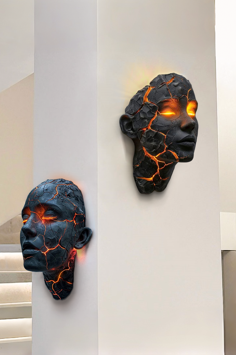 Cracked Soul Wall Light