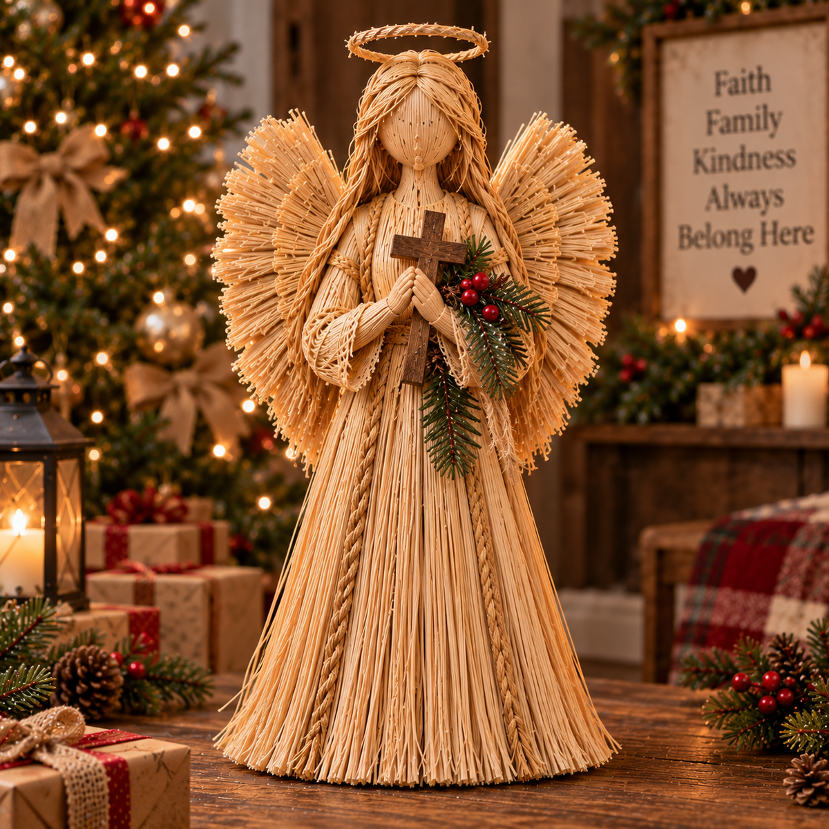 Straw Angels of Light – Handcrafted-Inspired Symbols of Hope, Faith & Love ✨
