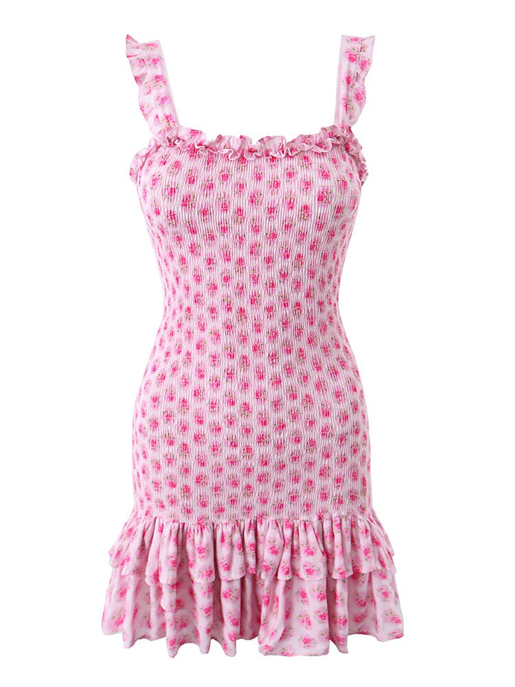 Flirty Ruffle Sleeveless A-line Mini Dress - Perfect for a Stylish Summer Look mysite