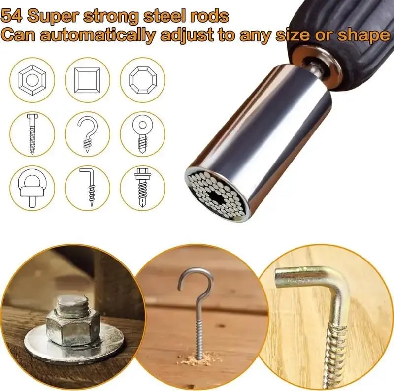🔧 LIMITED‑TIME 50% OFF! ✨ Honeycomb Universal Wrench Socket Set – Multi‑Size, Labor‑Saving, Compact ✨