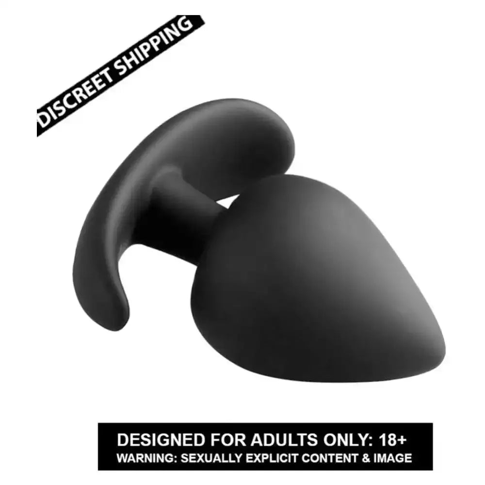 Premium Silicone Butt Plug – Ergonomic Tapered Design for Adults (Black)
