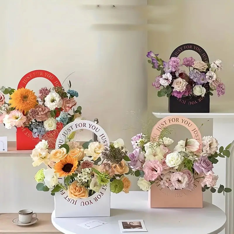 🌸Perfect decoration for wedding festivals-DIY paper box flower belt-handbag