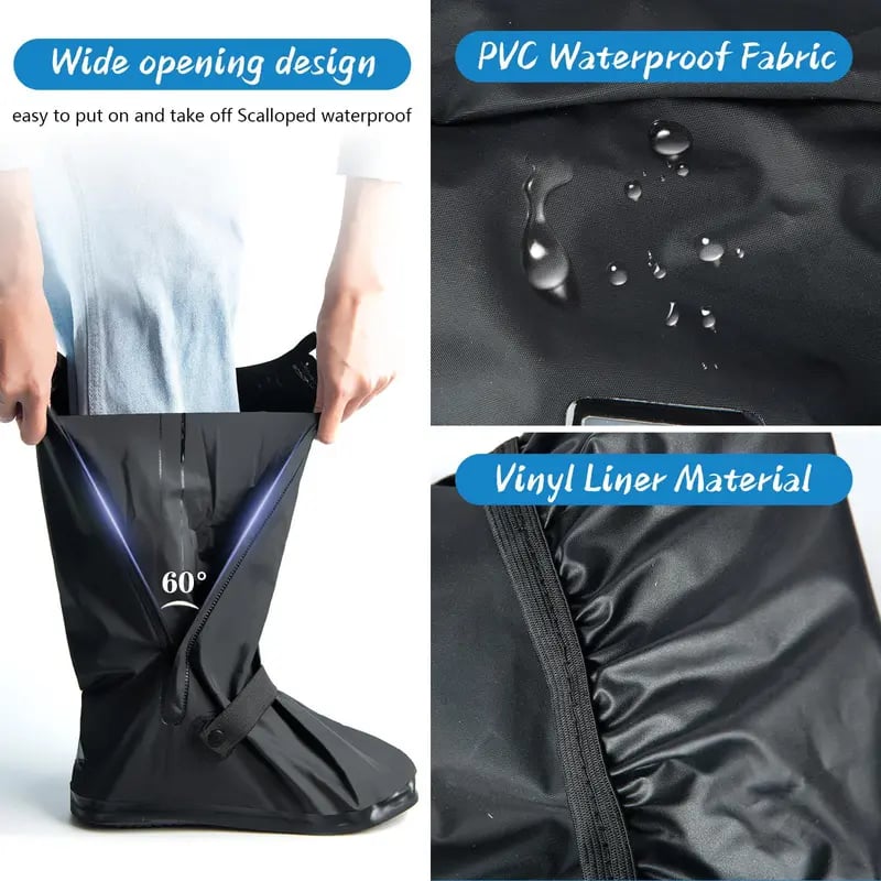 🔥HOT SALE🔥Waterproof Rain Boot Shoe Cover Non-Slip Waterproof Boot Covers 🥾