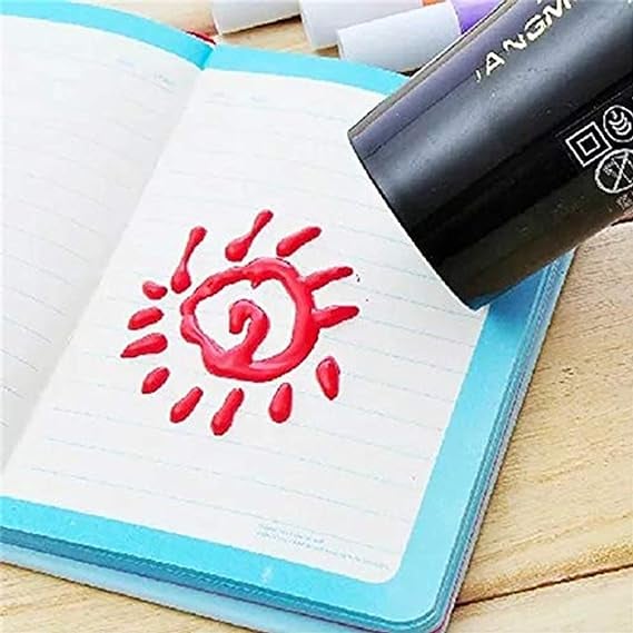 🎨🎁Popcorn Pens, Magic Bubble Drawing Pens, DIY Puffy 3D Art Paint Markers for Kids