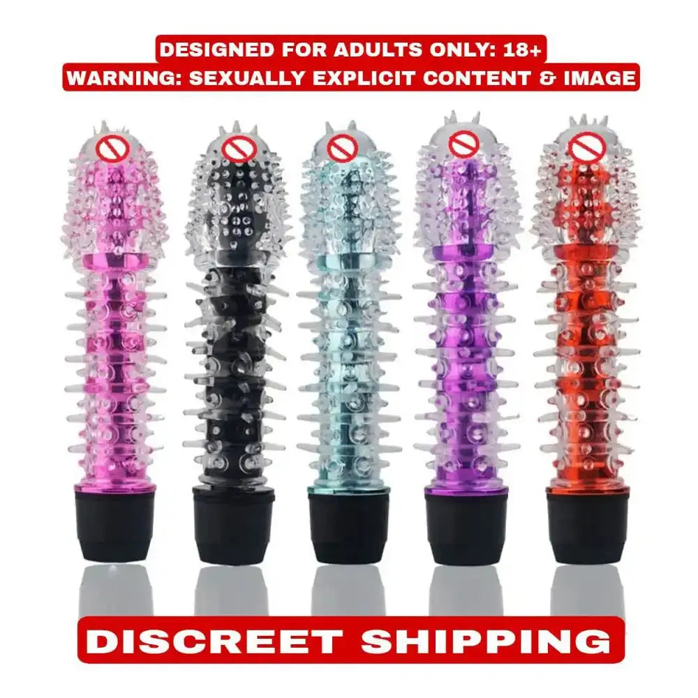 Jelly Soft Textured Vibrating Massager – Flexible Personal Wellness Device for Women