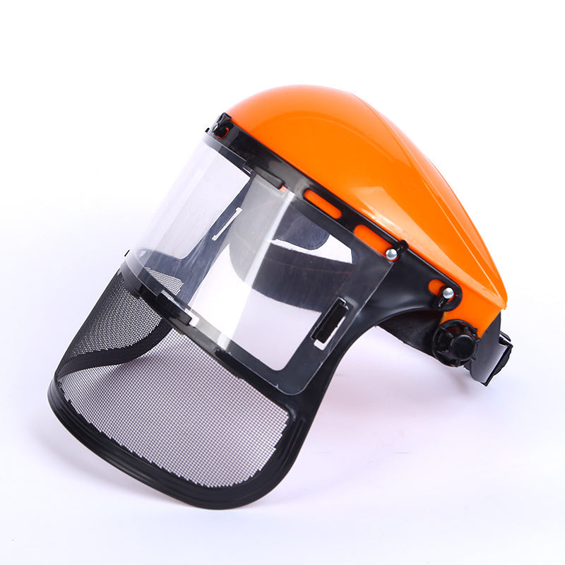 Transparent face protector suitable for gardening pruning farm