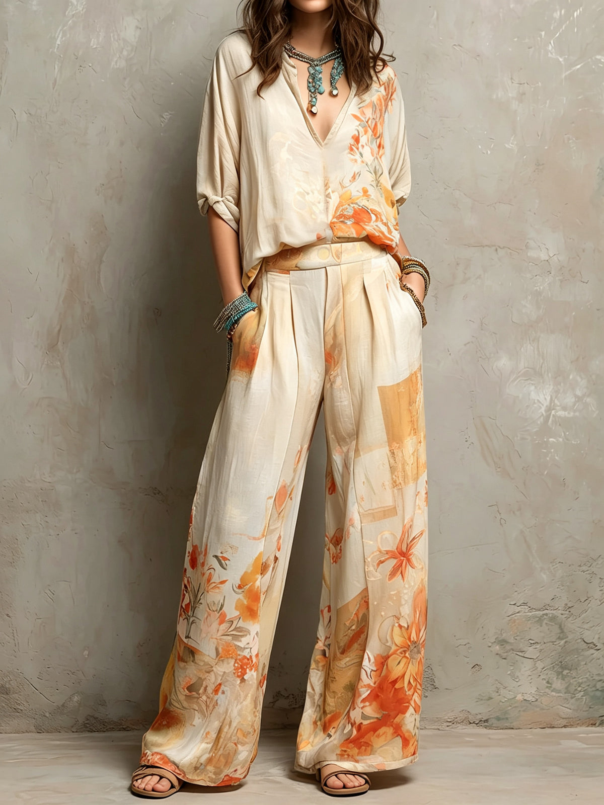 The Chiara Wide-Leg Set