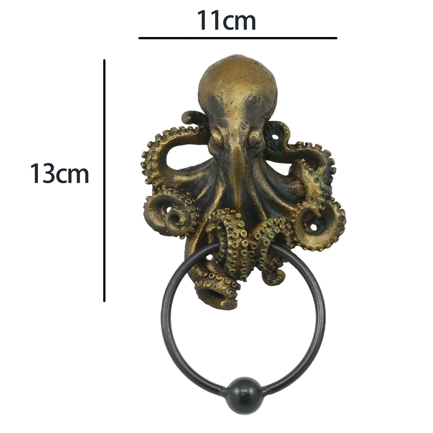 New Halloween Gift Decoration Cthulhu Octopus Skull Door Knocker - The Perfect Blend of Horror and Art