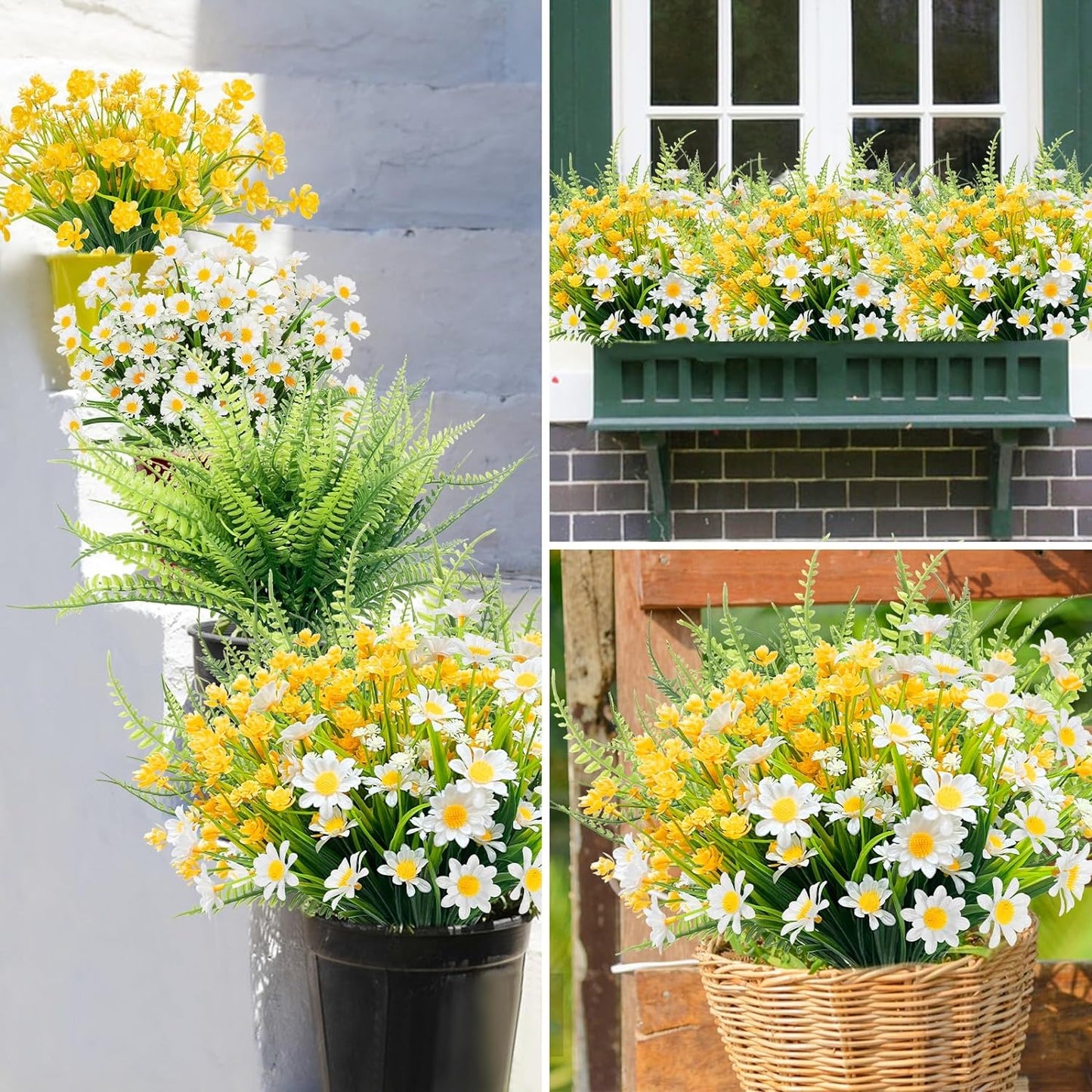 (🔥HOT SALE NOW 49% OFF) - Artificial Daisies Flowers for Outdoors💐