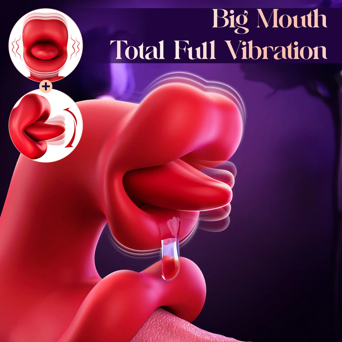 2026 Upgraded 3-in-1 Rose Toy – Automatic Thrusting G-Spot Vibrator & Air-Pulse Clit Sucker, Waterproof Liquid Silicone with Smart Heating🗽