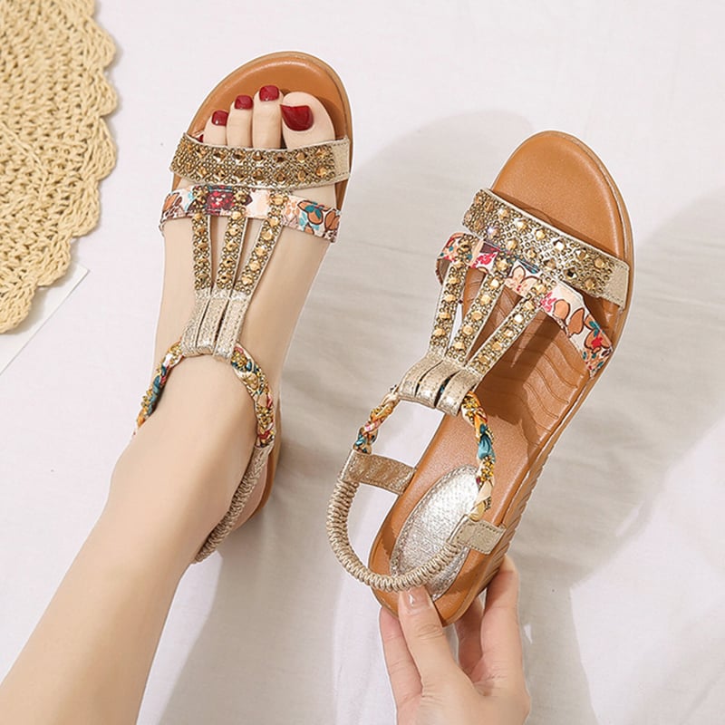 🔥Last Day Promotion 48% OFF - Women's New Summer Rhinestone Open Toe Orthopaedic Sandals mysite